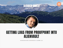 Tablet Screenshot of derrick-smith.com